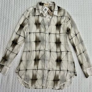 SOLD! NWT Bella Dahl Halle Shirobi Print Button Up Shirt